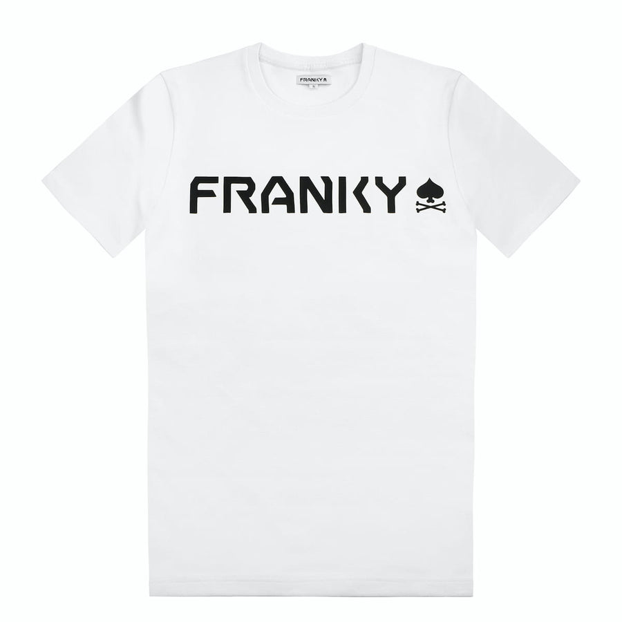 Extra long T-shirt with plain Logo