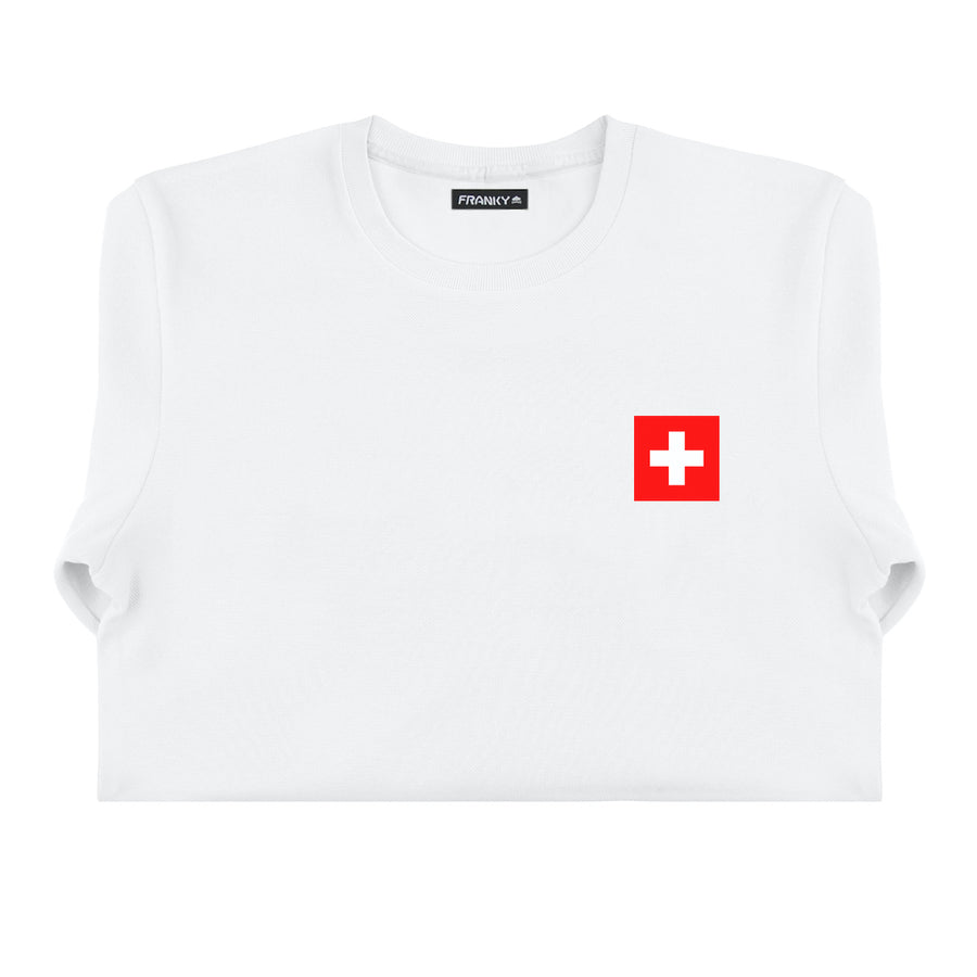 T-Shirt long arm Swiss Skateboard National Team