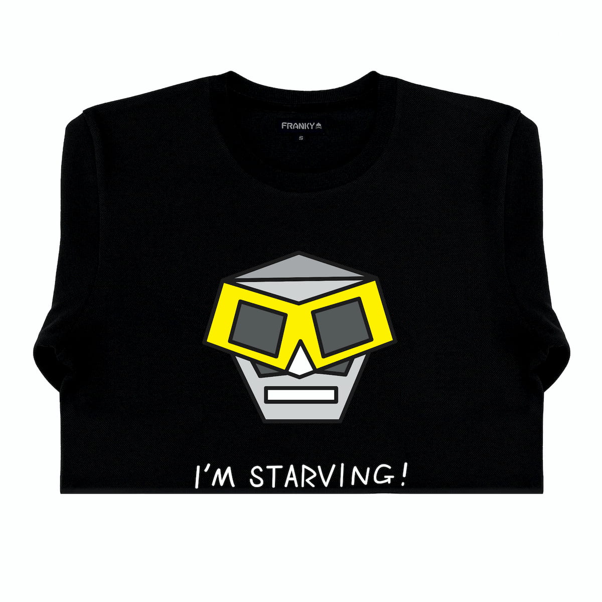 T-Shirt long arm with Robot – Franky Spade AG, image size:1200x1200