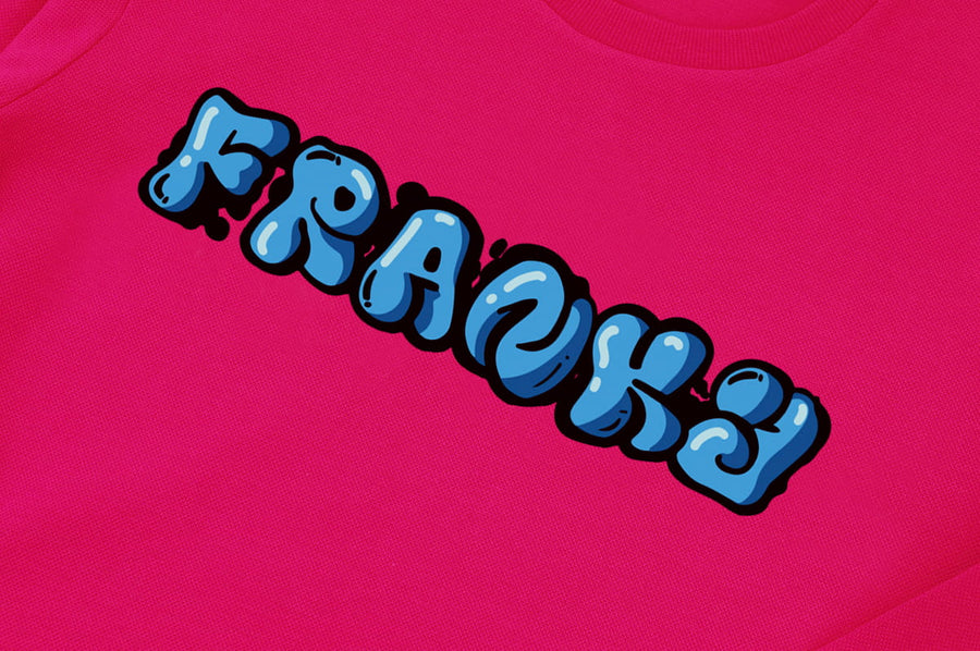 T-Shirt long arm with playful Logo
