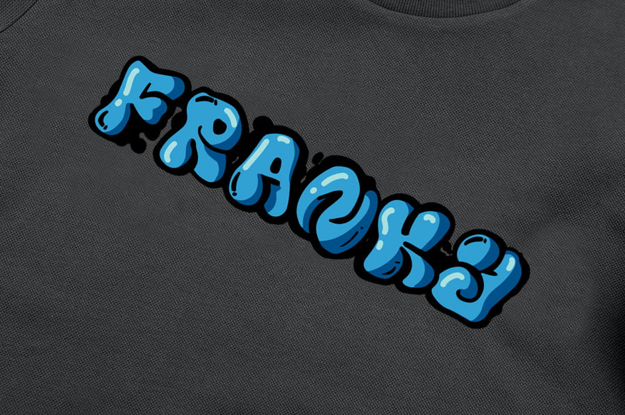 T-Shirt long arm with playful Logo