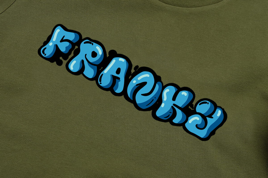 T-Shirt long arm with playful Logo