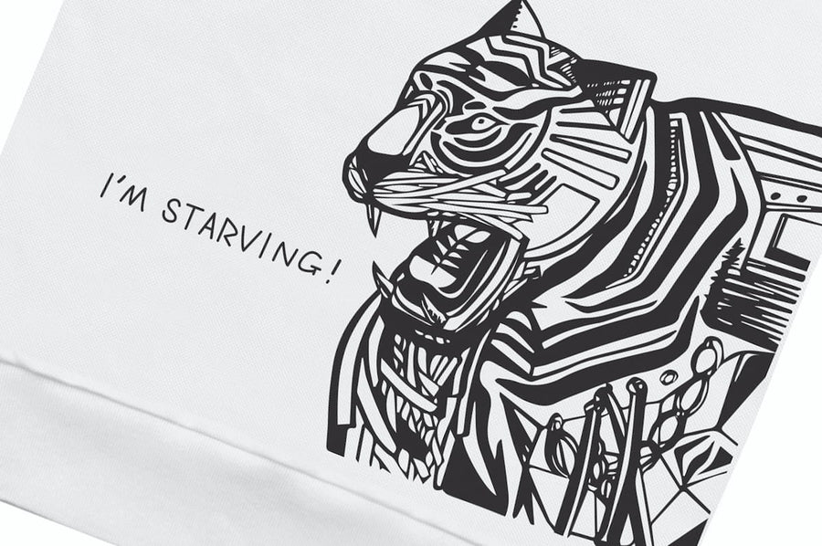 T-Shirt long arm with Tiger