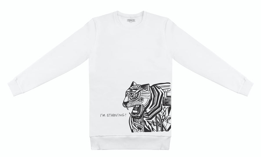 T-Shirt long arm with Tiger