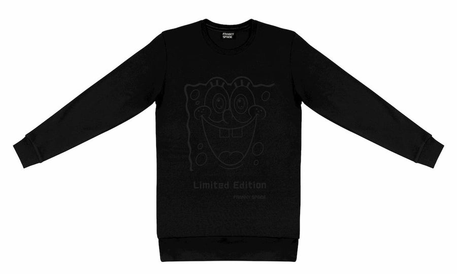 T-Shirt long arm SpongeBob "Limited Edition" black