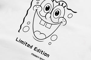 T-Shirt long arm SpongeBob "Limited Edition" white