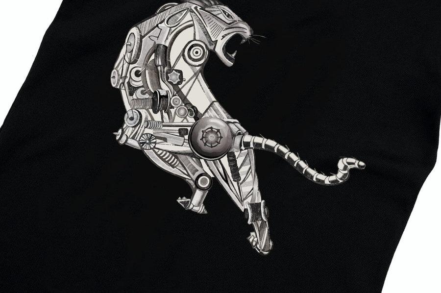 T-Shirt with Robot Tiger