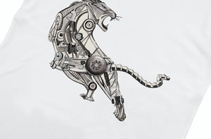 T-Shirt with Robot Tiger