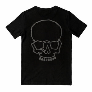 T-Shirt with Skull on Back