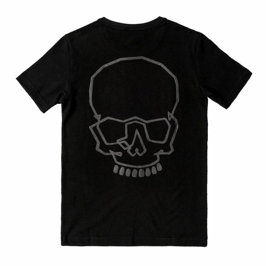 T-Shirt with Skull on Back