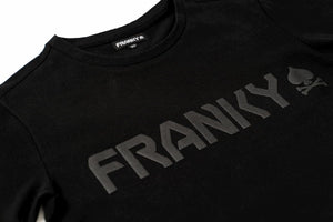 T-shirt with Logo and DJ Skull