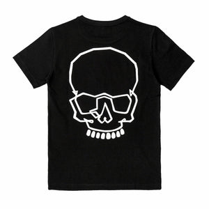 T-Shirt with Skull on Back