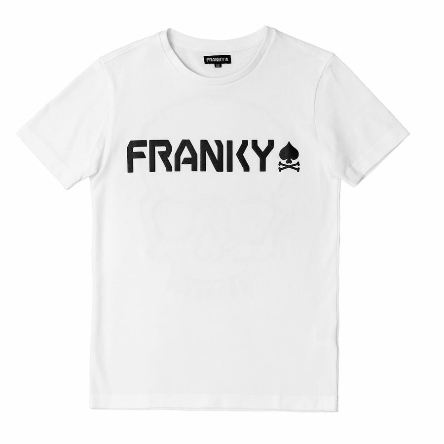 T-Shirt with Skull on Back
