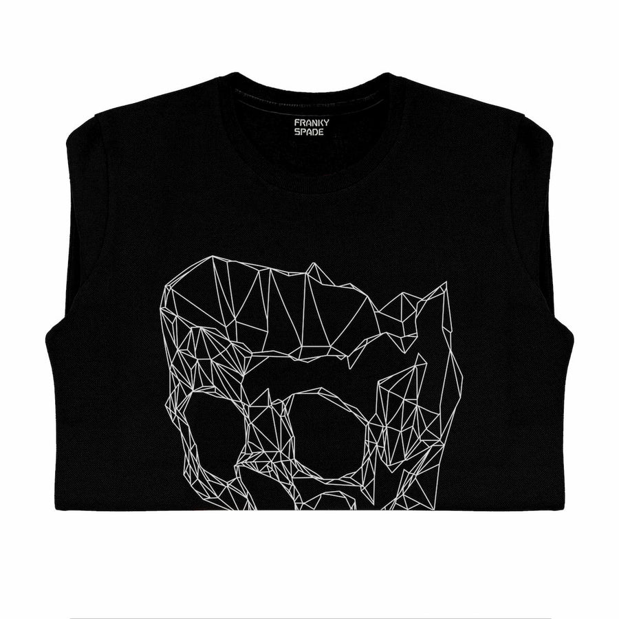 T-Shirt long arm with Skull SKS13