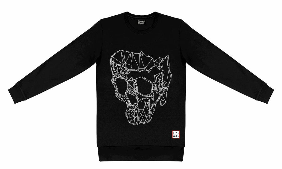 T-Shirt long arm with Skull SKS13