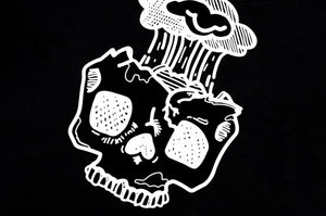 T-Shirt long arm with Skull SKS12