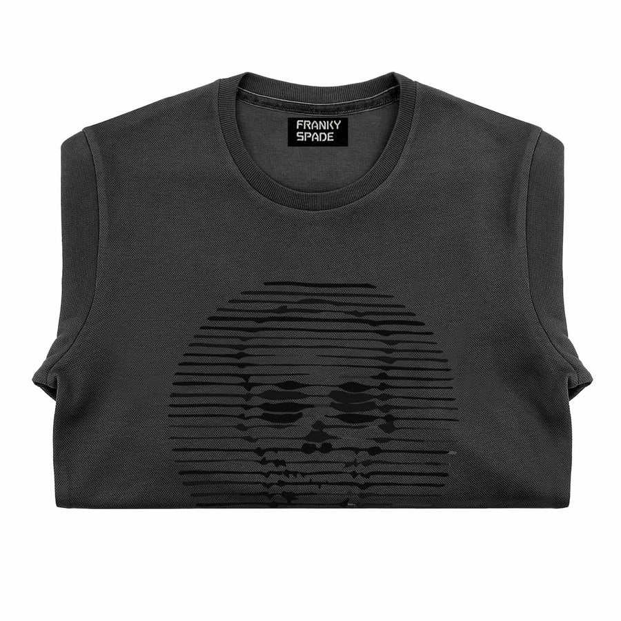 T-Shirt long arm with Skull SKS14