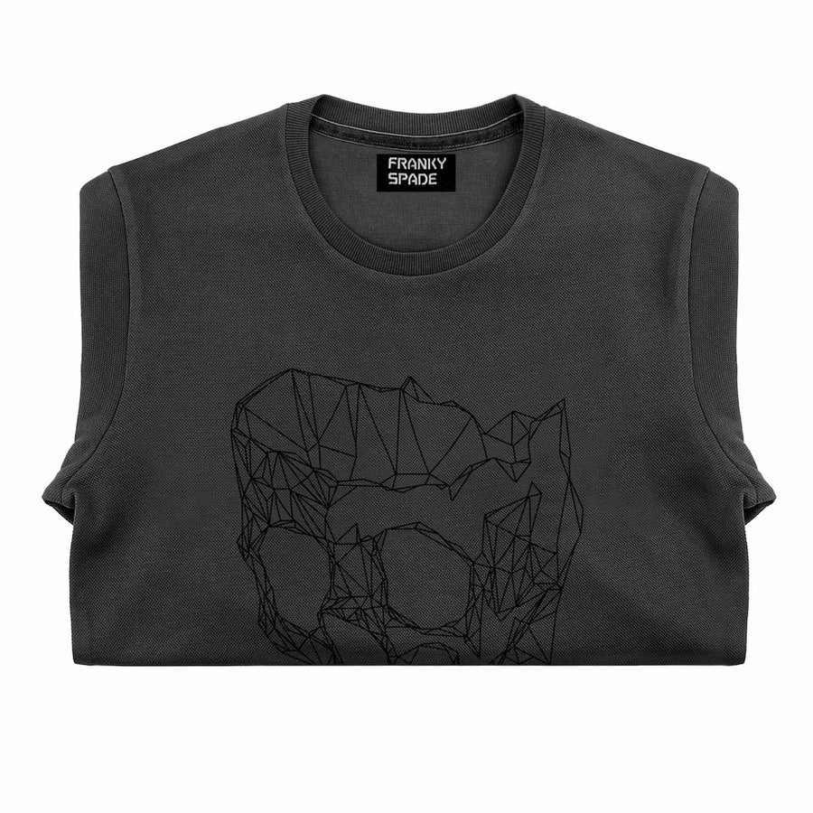 T-Shirt long arm with Skull SKS13
