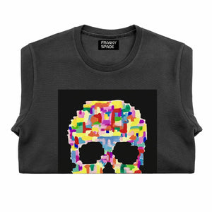 T-Shirt long arm with Skull SKC2