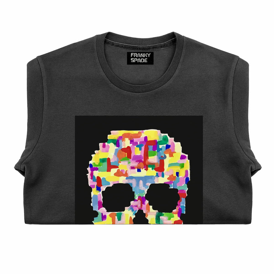 T-Shirt long arm with Skull SKC2