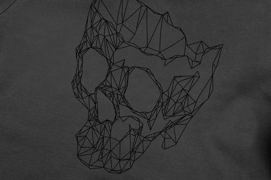 T-Shirt long arm with Skull SKS13