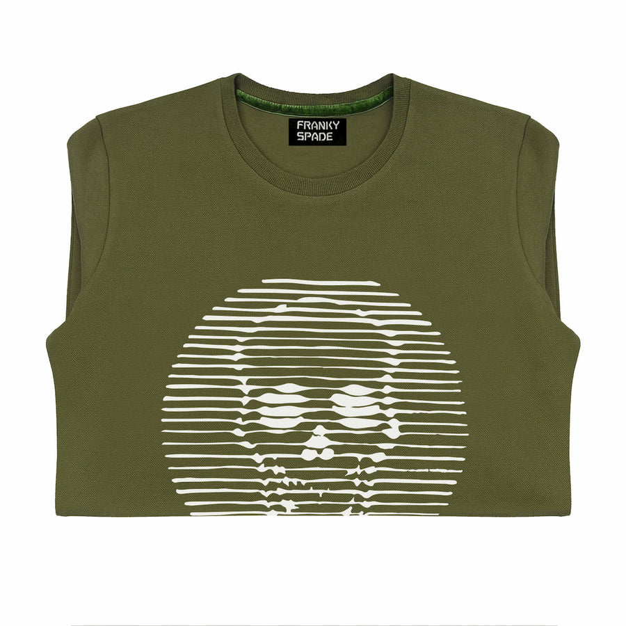 T-Shirt long arm with Skull SKS14