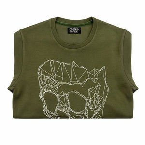 T-Shirt long arm with Skull SKS13