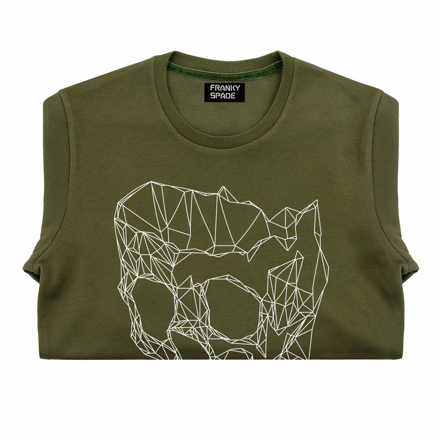 T-Shirt long arm with Skull SKS13