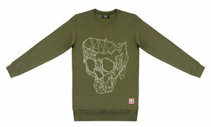T-Shirt long arm with Skull SKS13