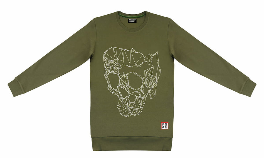 T-Shirt long arm with Skull SKS13