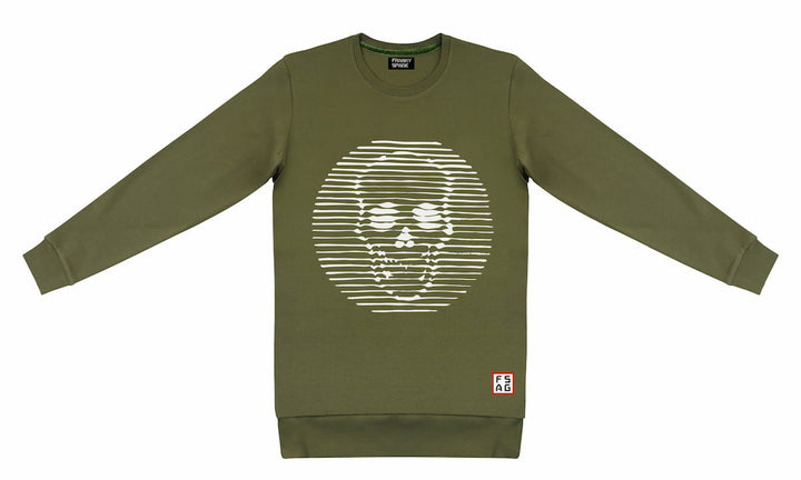 T-Shirt long arm with Skull SKS14