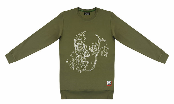 T-Shirt long arm with Skull SKS17