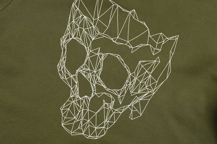 T-Shirt long arm with Skull SKS13