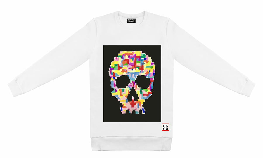 T-Shirt long arm with Skull SKC2