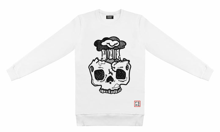 T-Shirt long arm with Skull SKS12